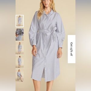 Amour Vert Averi Organic Cotton Shirt Dress